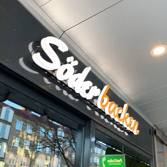 Fristående ljusskylt LED-bokstäver