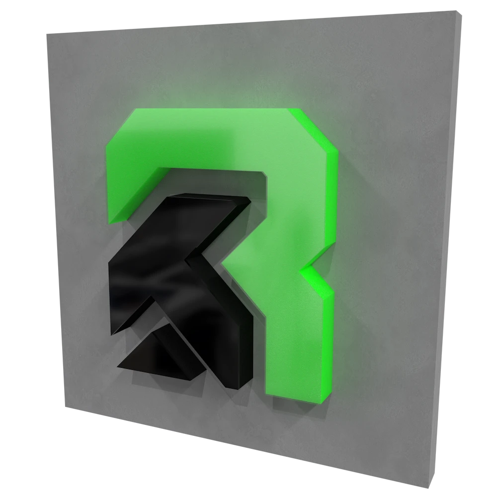 Frigolitskylt 3D illustration